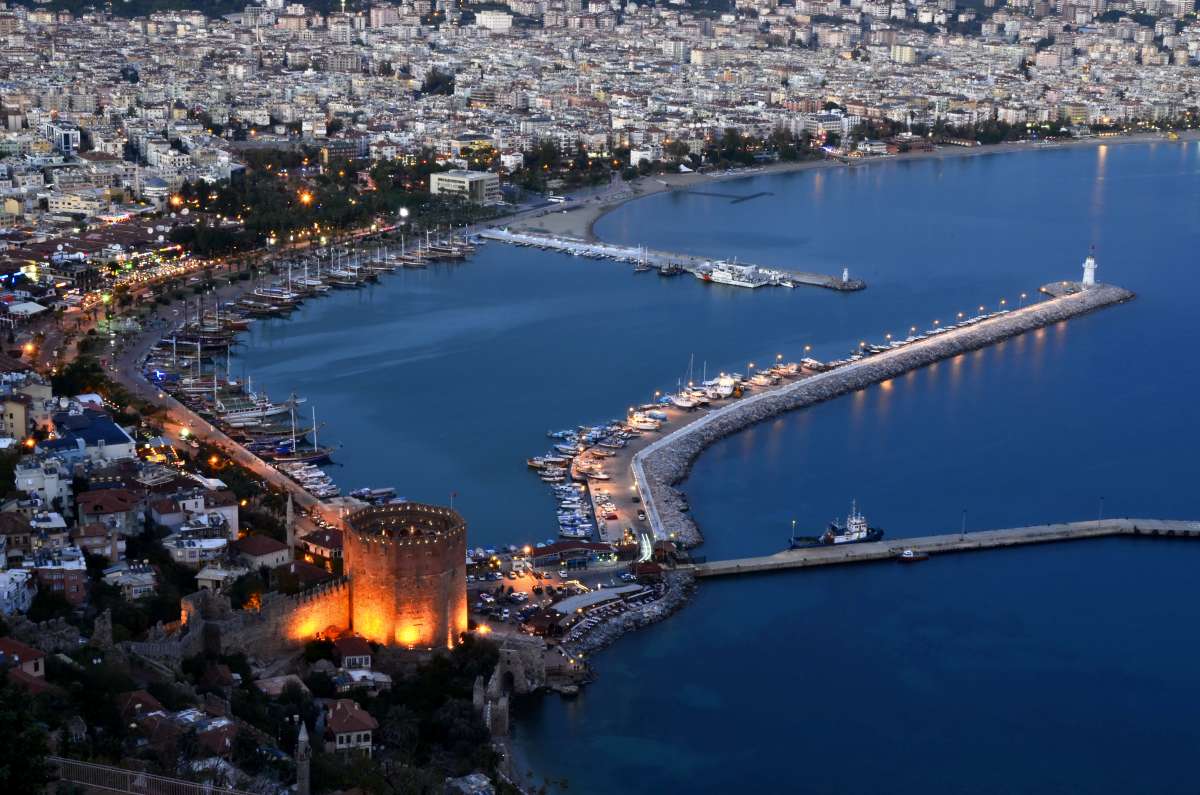 Alanya by night