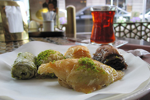 Display thumb baklavaplate